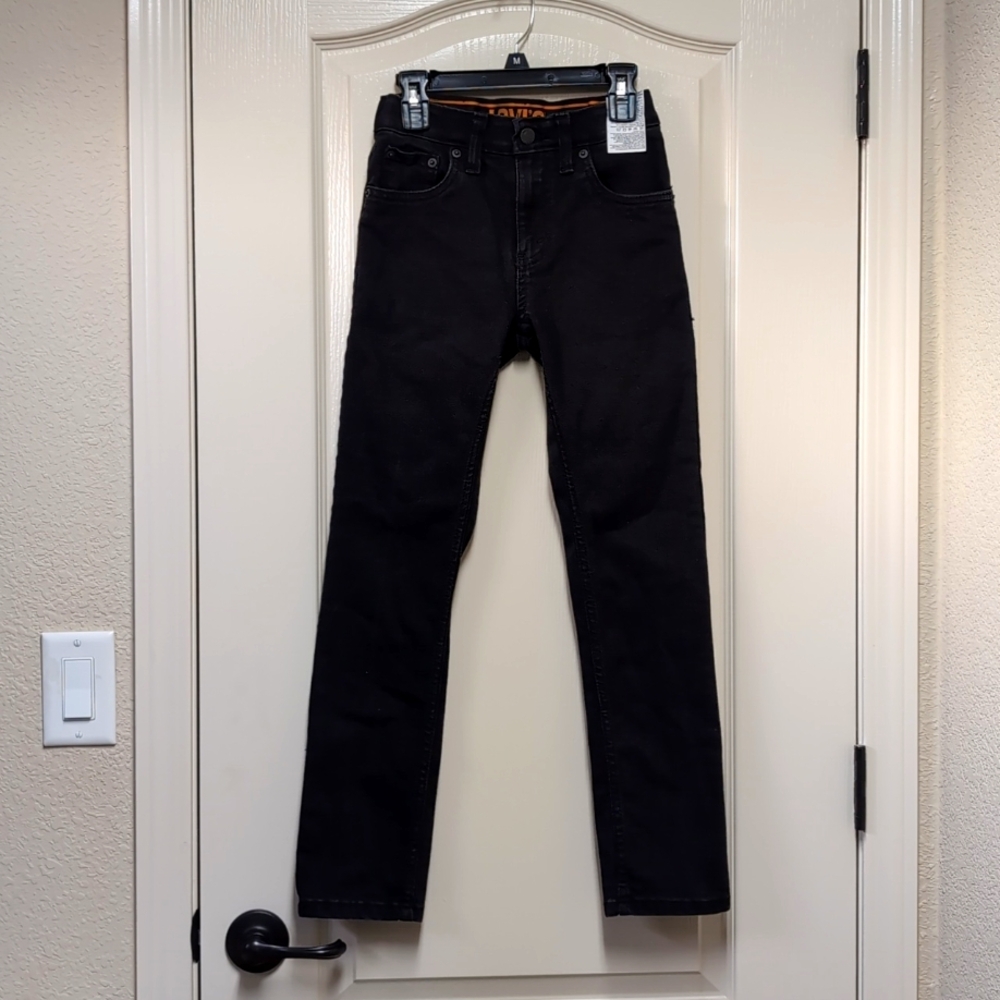 Levi's 510 Boys black jeans size 12 Reg